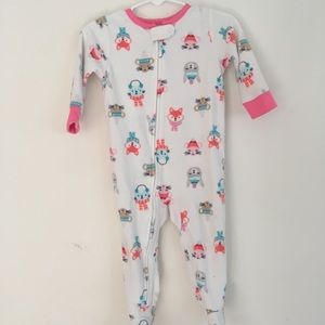Carter’s fleece footed pajamas